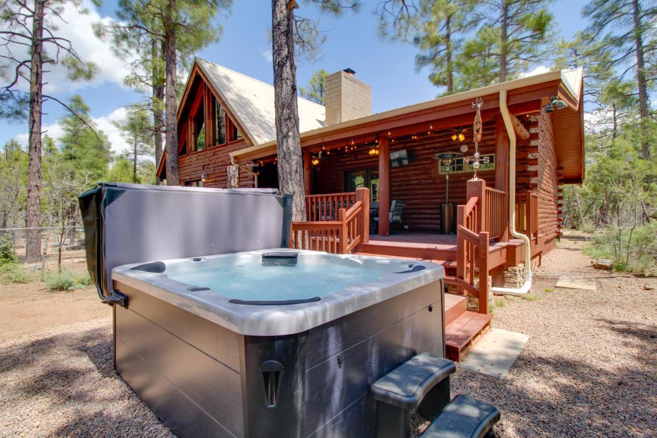 Lakeside Cabin On 2 Acres With Fire Pit And Hot Tub! Villa Pinetop-Lakeside Eksteriør bilde